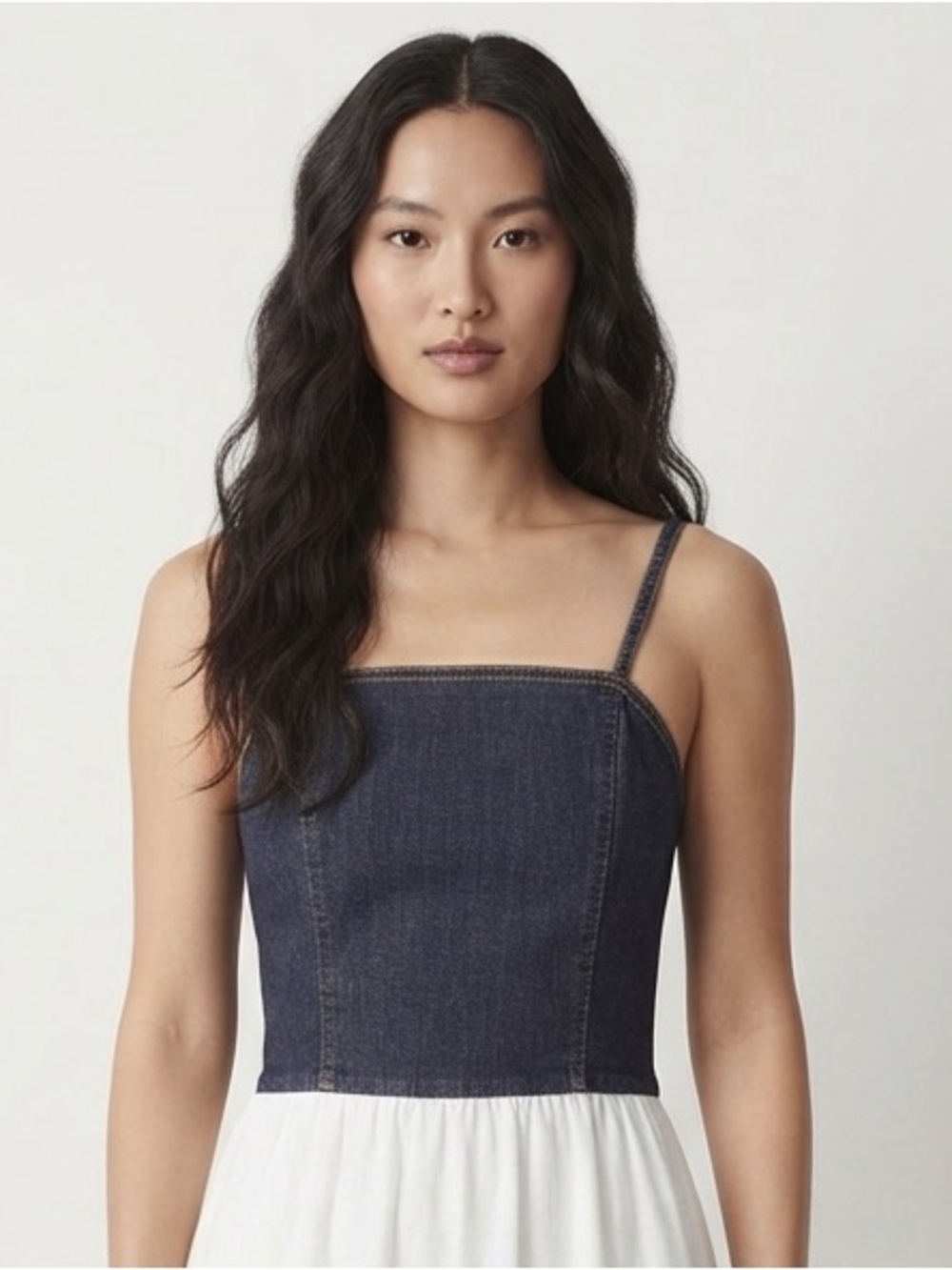 a.n.a Womens Square Neck Camisole Size Large NWT